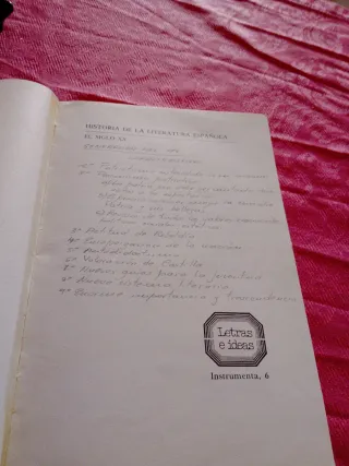 Libro Historia Literatura Española Siglo XX
