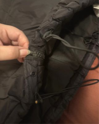 Chaleco acolchado negro talla única