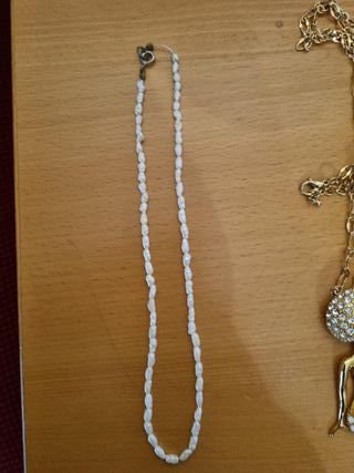 Lotto alta bigiotteria blu e argento