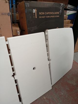 Mesa Comedor Extensible Blanca Exterior