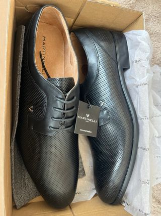 Zapatos Martinelli T.46 Negros Nuevos