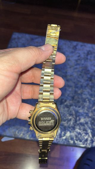 Reloj Rolex Daytona Negro y Dorado