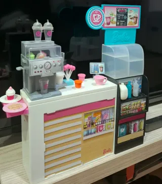 Casa de Barbie más Cafetería con Accesorios