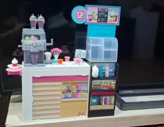 Casa de Barbie más Cafetería con Accesorios