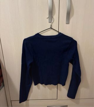 Jersey Zara Azul Manga Larga