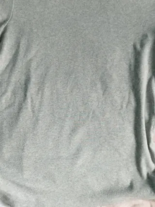 Camisa gris cuello alto manga corta