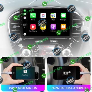 Radio pantalla CARPLAY GPS USB para Nissan Juke