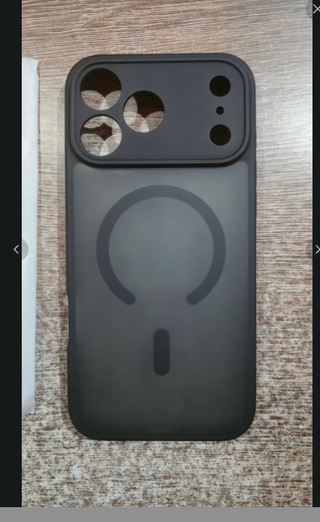 Cover iPhone 14 Pro Max Nero Magsafe Gom.