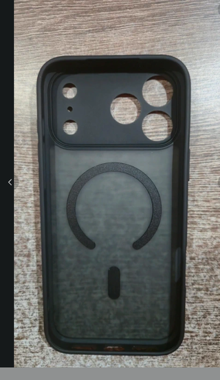 Cover iPhone 14 Pro Max Nero Magsafe Gom.