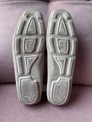 Náuticos Lottusse mujer beige ante