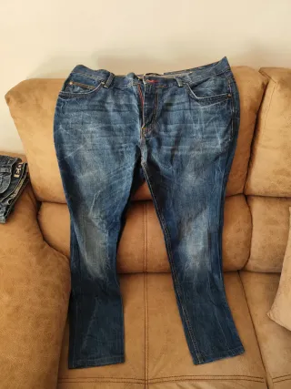 3 Pantalones vaqueros azules talla L