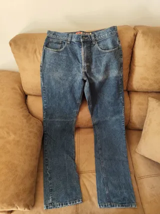 3 Pantalones vaqueros azules talla L