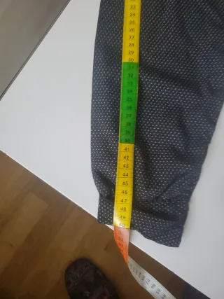 Traje de casera negro y blanco