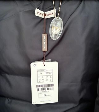 chaleco largo pluma PUNT ROMA