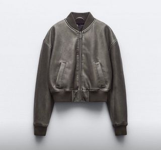Chaqueta bomber Zara gris