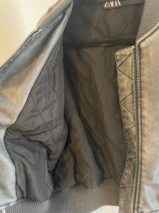 Chaqueta bomber Zara gris