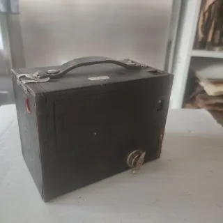 Cámara Kodak Brownie N.2 Antigua cajón fotos