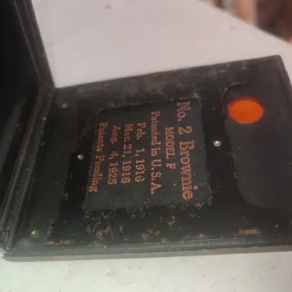 Cámara Kodak Brownie N.2 Antigua cajón fotos