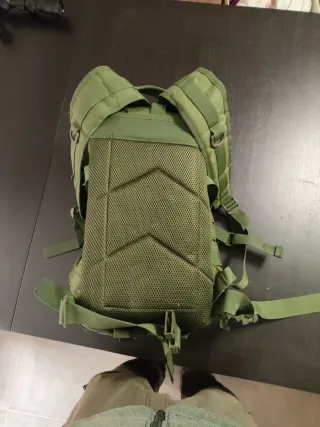 Mochila militar verde