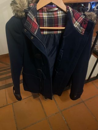 Cazadora Stradivarius azul talla S