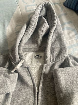 Sudadera Hollister Gris Talla M