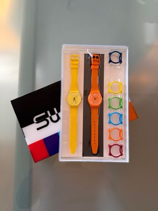 SWATCH  Fresh Papaya (GO105), Lemon Time GJ128