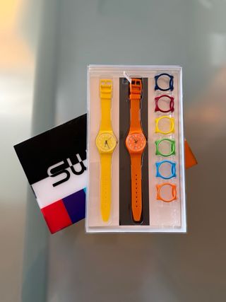 SWATCH  Fresh Papaya (GO105), Lemon Time GJ128