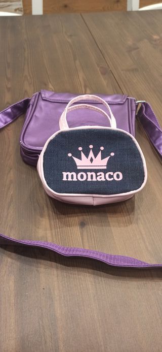 Set 2 borsette bambina Top Model e Monaco