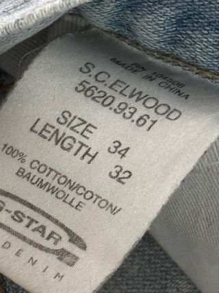 Pantalones vaqueros azules talla 34/32