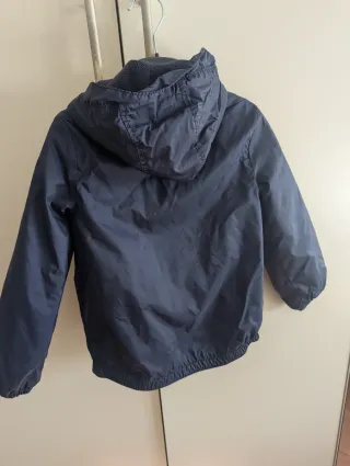 Giacca bambina Benetton blu taglia 4-5 anni