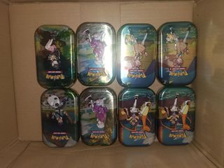 Caja 2 latas Pokemon