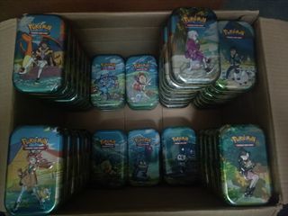 Caja 2 latas Pokemon
