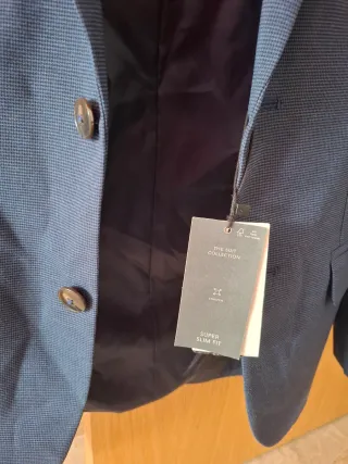 Traje Mango Súper Slim Fit Azul