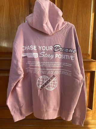 Sudadera rosa talla M