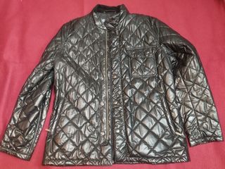 Chaqueta Barbour acolchada hombre negra