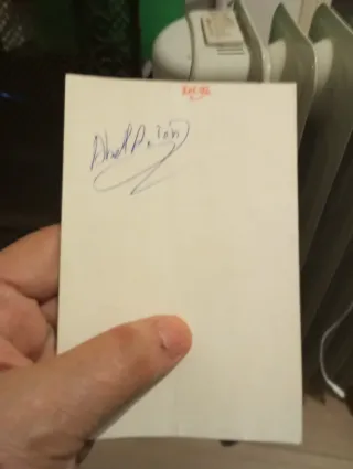 Postal Firmada por Abel Antón  Atleta Años80-SORIA