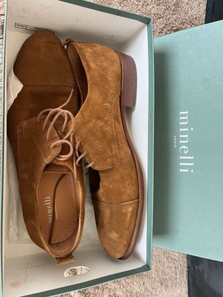 Zapatos Minelli París T.45 Marrones Nuevos