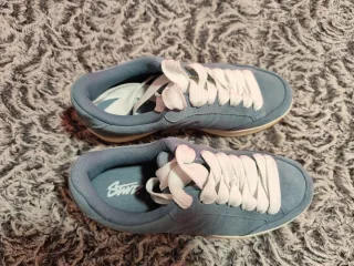 Zapatillas Pull&Bear azul/blanco Talla 38 Nuevas