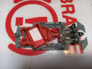 Chasis Peugeot 208 Scaleauto con cuna 0.5mm