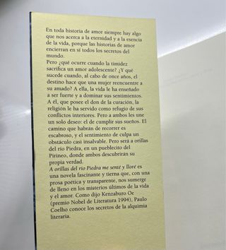 Libro de Paulo Coelho