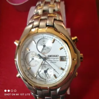 Seiko Chronograph 7t32-6m90 Oro/Argento