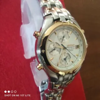 Seiko Chronograph 7t32-6m90 Oro/Argento