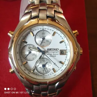 Seiko Chronograph 7t32-6m90 Oro/Argento