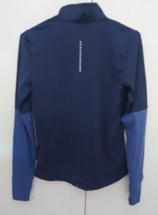 Camiseta térmica deportiva mujer azul