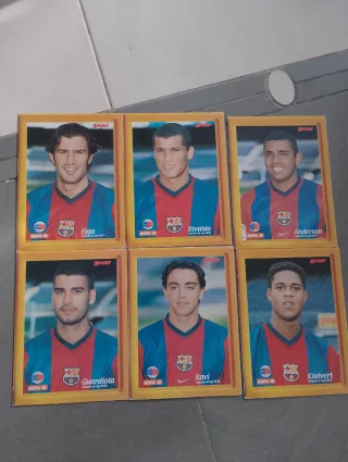 20 Postales FC Barcelona Jugadores