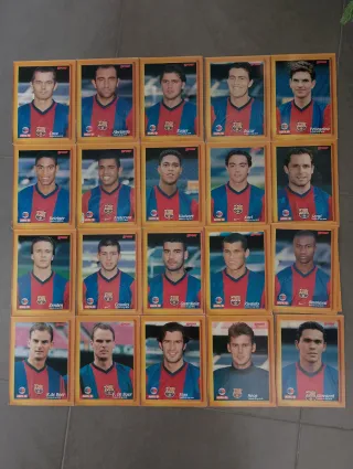 20 Postales FC Barcelona Jugadores