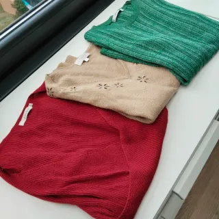 Maglie metalliche brillanti per Natale taglia 40