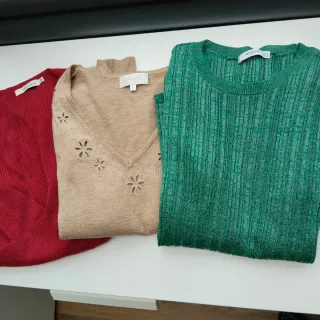 Maglie metalliche brillanti per Natale taglia 40