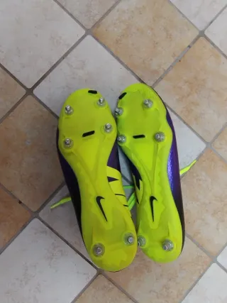 Scarpette da calcio Nike Mercurial Viola/Giallo