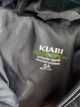 Piumino blu bimba/o 3 anni